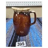 Hull Brown Drip Glaze Small Pitcher