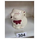 Shawnee Puss & Boots Cat Pitcher/Creamer
