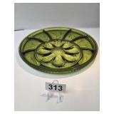 Indiana Glass Deviled Egg Relish Platter