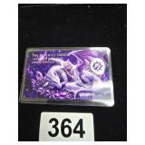 The Amethyst Throne 1gram .999 Silver