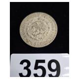 1966 Mexico Uno Peso