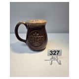 McCoy Grated Cheese Brown Drip Glaze Shaker