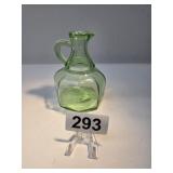 Hazel Atlas Uranium Glass Cruet