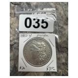 1885-O Morgan Silver Dollar Coin