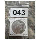 1884-O Morgan Silver Dollar Coin
