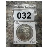 1886 Morgan Silver Dollar Coin