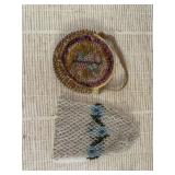 Vintage Beaded Coin Purse and Beaded Hair Net