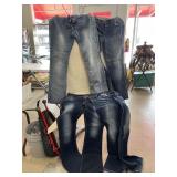 4 Pair of Vanity Jeans size 33 x 37