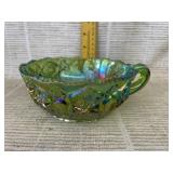 Vintage Green Glass Dish