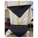 8 Black Cloth Napkins