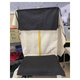 6 Black Waist Aprons that are Reversible