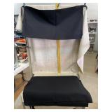 6 Black Waist Aprons that are Reversible