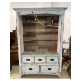 Lighted Armoire  approximately 17ï¿½ x 48ï¿½ x 76ï¿½
