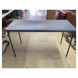 Table,  approximately 20ï¿½x 48ï¿½, legs fold in