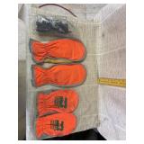 Burlington Northern Railroad Gloves, Protective
