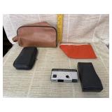 Kodak Instamatic 10 with Case, Toiletry Bag, Belt