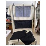 6 Waist Aprons - 2 with 2 Pockets(black, gray), 4