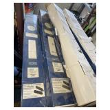 Clear Glass 4ï¿½ x 40ï¿½ Stair Balusters, 9 Packs
