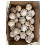8 Softballs and17 Baseballs