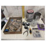 Screws, Tire Pressure Gauges, Wrenches Casters,