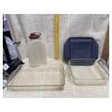 Pyrex 8ï¿½ x 8ï¿½ Pan with Lid, Container, Pyrex 9ï¿½x