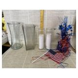 Vases, Candles, Flag, and more