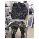 Camouflage Pants and Shirt Set