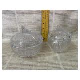 Vintage Crystal Sugar Bowl, Vintage Crystal Candy