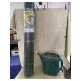 Poultry Fence, Watering Can