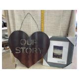 Frame, Our Story Wall Hanging