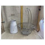 Fruit Basket, Decorative Jug