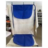 6 Blue Waist Aprons with 3 Pockets