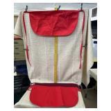 6 Waist Aprons with 3 Pockets - 3 Red, 3 Burgundy