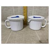 Corningware Soup Cups with Lids