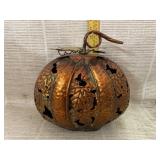 Metal Pumpkin Decoration
