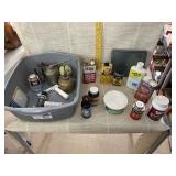 Tub, Oil Cans, Rust Dissolver, Polishing
