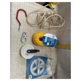 Floating Rope, Pulleys, Hooks, Rope
