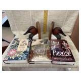 Ducks Unlimited Book Ends and 3 Books