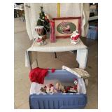 15 Gallon Crate with Christmas Decorations