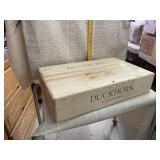 Buckhorn Vineyards Wooden Wine Box