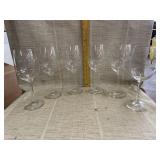 6 Wine Glasses