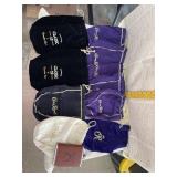 11 Crown Royal Bags, Flask
