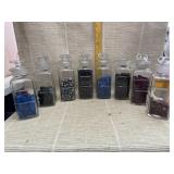 Decorative Jars with Flat Marbles