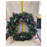 Cordless Lighted Wreath