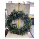 Cordless Lighted Wreath