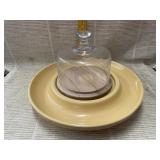 Longaberger Domed Cheese Plate
