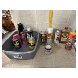 Tub, Wd-40, Silicone Spray and more
