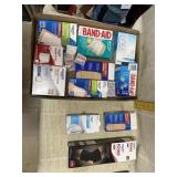 Band Aids, Knee Stabilizer, Gauze Pads