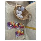Basket, Light Bulbs, Halogen Bulbs