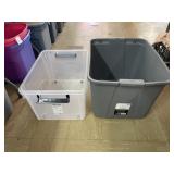 20 Gallon and 58 Quart Totes, No Lids